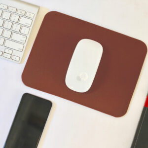 Brown Leather Mouse Pad