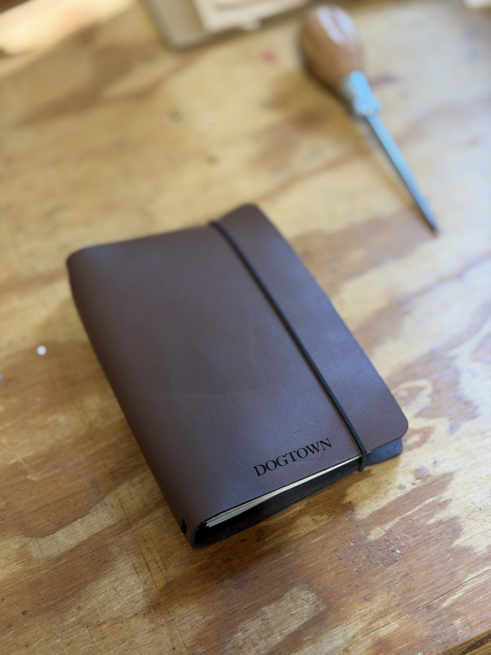 Full Grain Personalized Refillable Field Notes Leather Journal Cover - Image 6