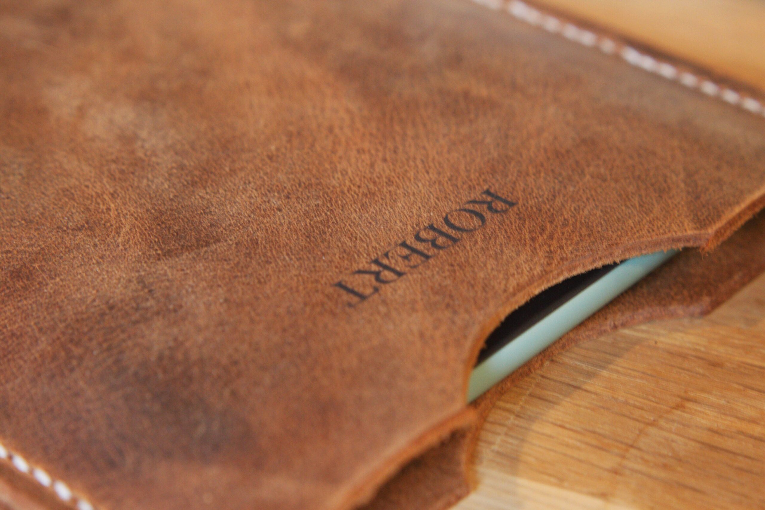 Water Buffalo Leather Sleeve for Kindle Paperwhite - Image 6