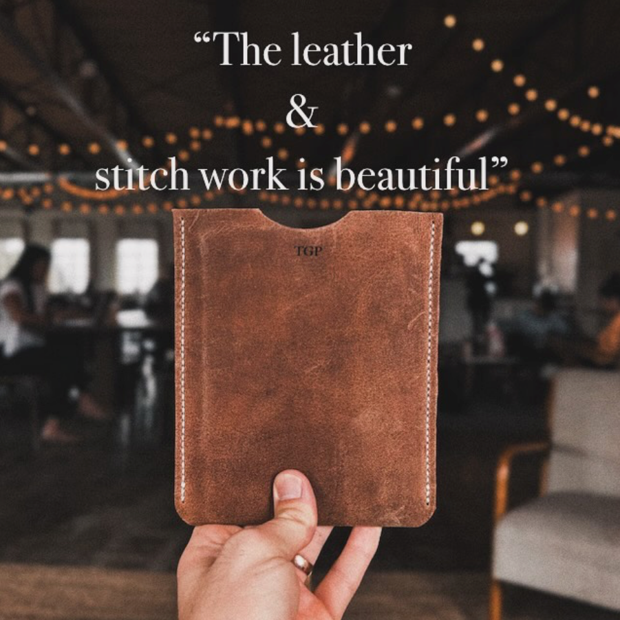 Water Buffalo Leather Sleeve for Kindle Paperwhite - Image 8